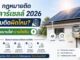 กฎหมายติดโซลาร์เซลล์ 2026: แอบติดผิดไหม? วิธีขอขนานไฟ-ขายไฟคืน