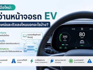 วิธีอ่านหน้าจอรถ EV สัญลักษณ์และตัวเลขไหนบอกอะไรบ้าง