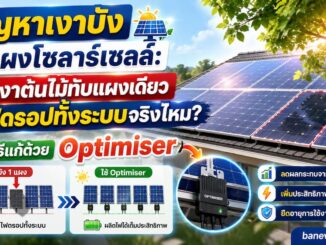 ปัญหาเงาบังแผงโซลาร์เซลล์